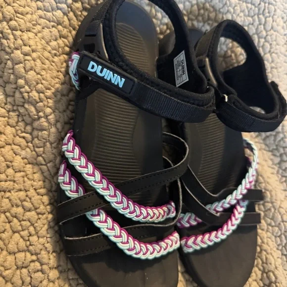 DUINN Black and Multicolor Women's Sandals, walking, outdoor, light hiking 7 - Picture 5 of 11